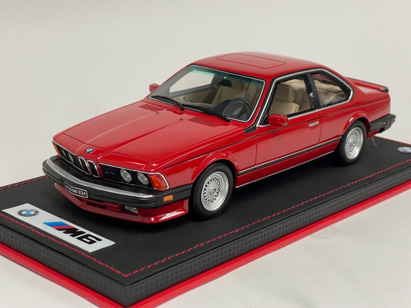 1/18 GT Spirit Otto BMW E24 M6 in Henna Red from 1986 OT1018 Customized AB1279
