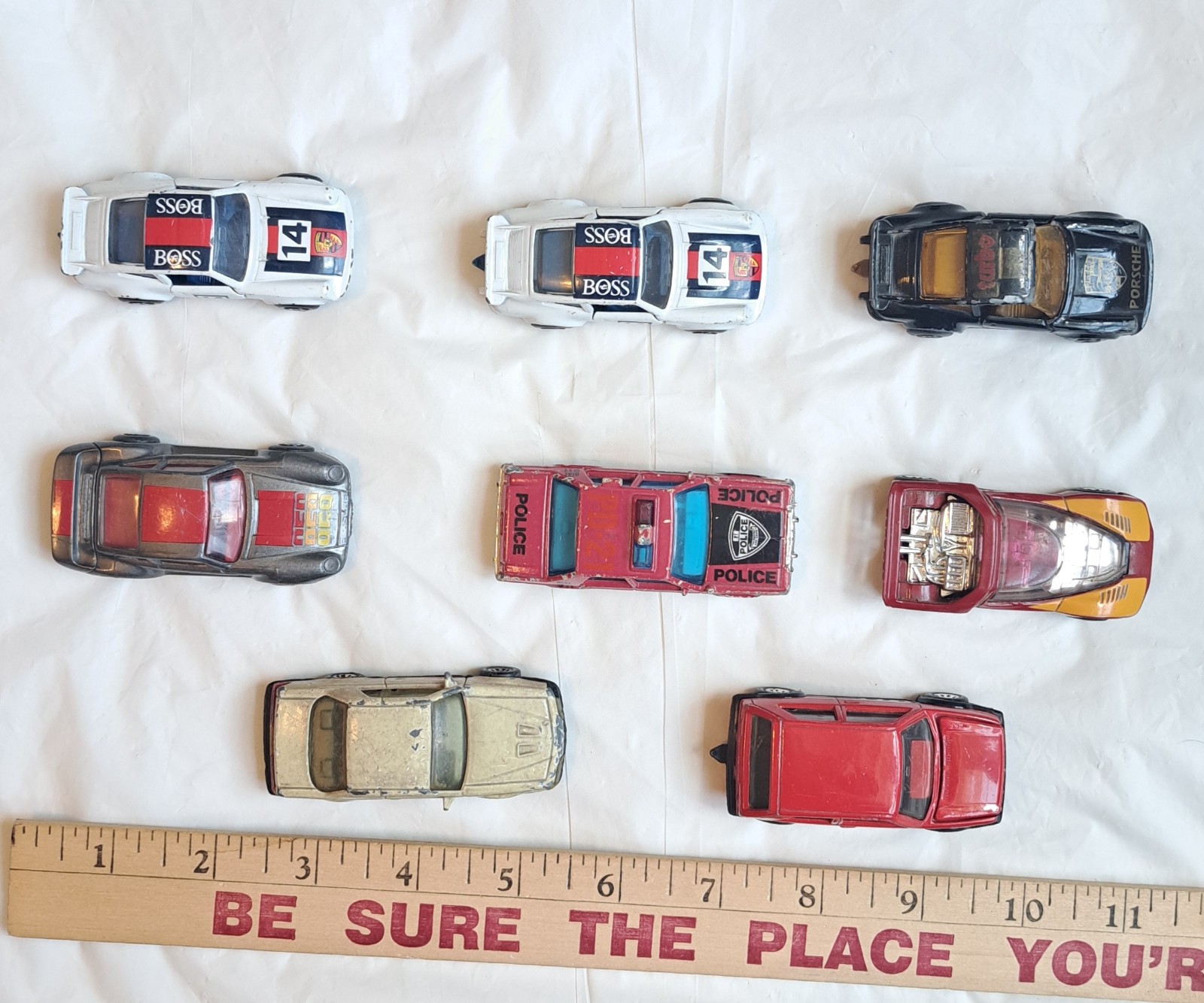 Vintage Matchbox Lot 8 Cars Diecast 1:64 Mixed Models Loose Collection 1978-87