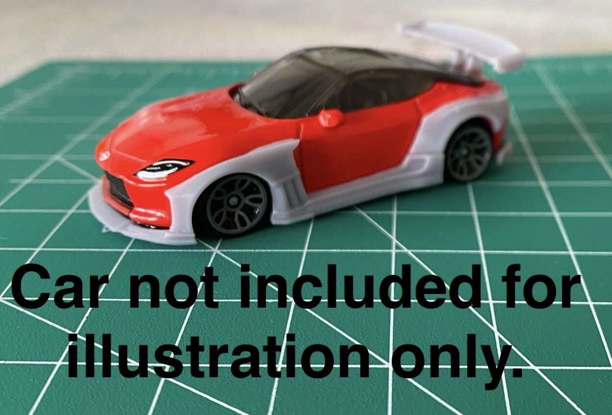 1/64 Body Kit For Hotwheels Nissan 400z 3D Resin Printed For Hotwheels Custom