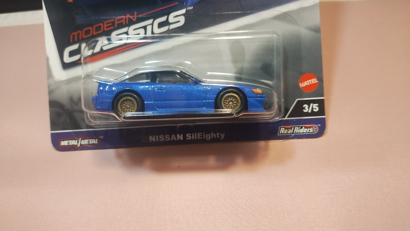 Hot Wheels Premium Modern Classics Nissan SilEighty Real Riders Blue Diecast New