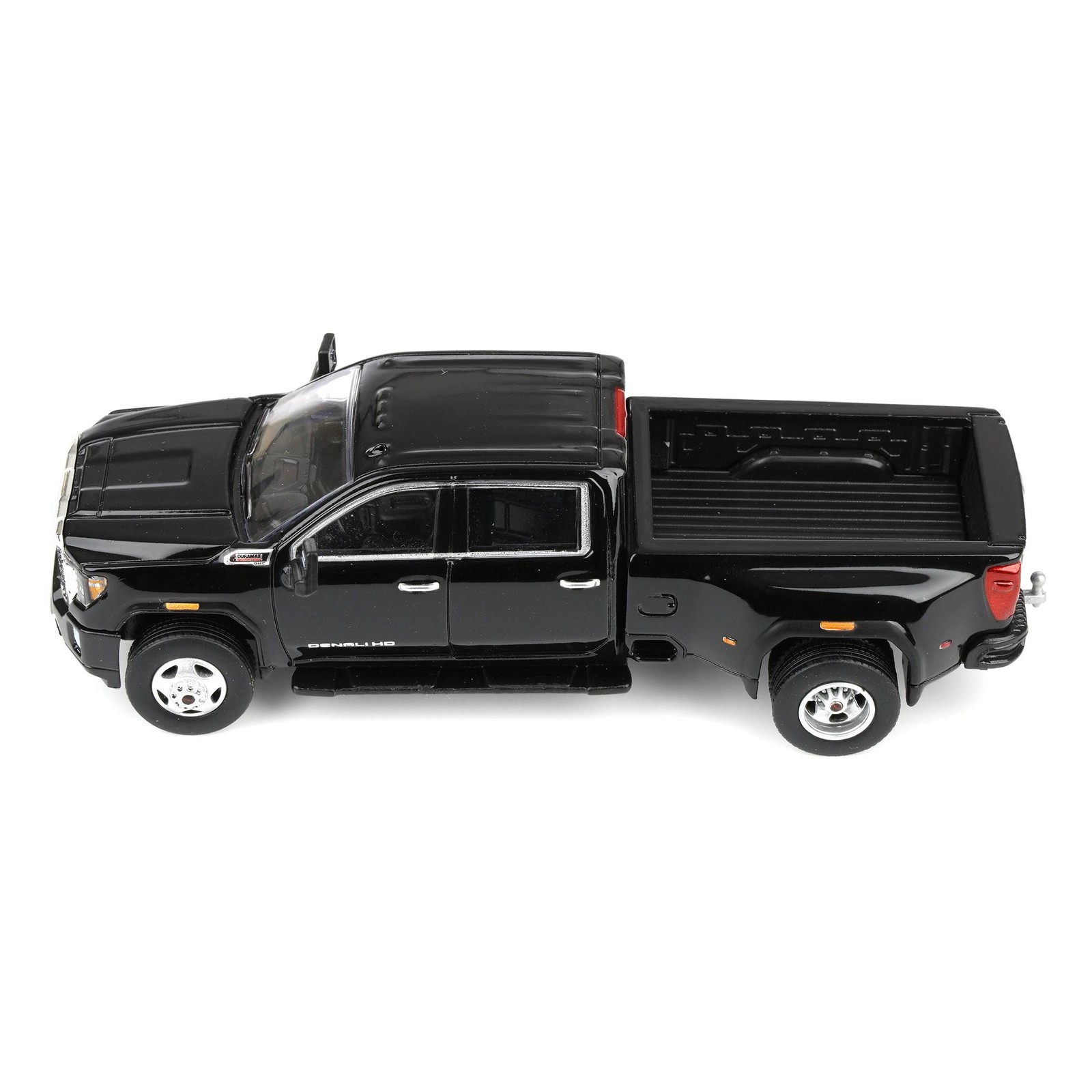 Greenlight 1/64 2022 GMC Sierra 3500HD Denali Dually Pickup Truck, Black 51678-A