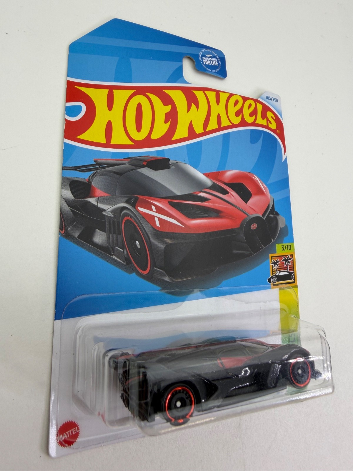 Hot Wheels Bugatti Bolide 185/250 HW Exotics 3/10 Black & Red