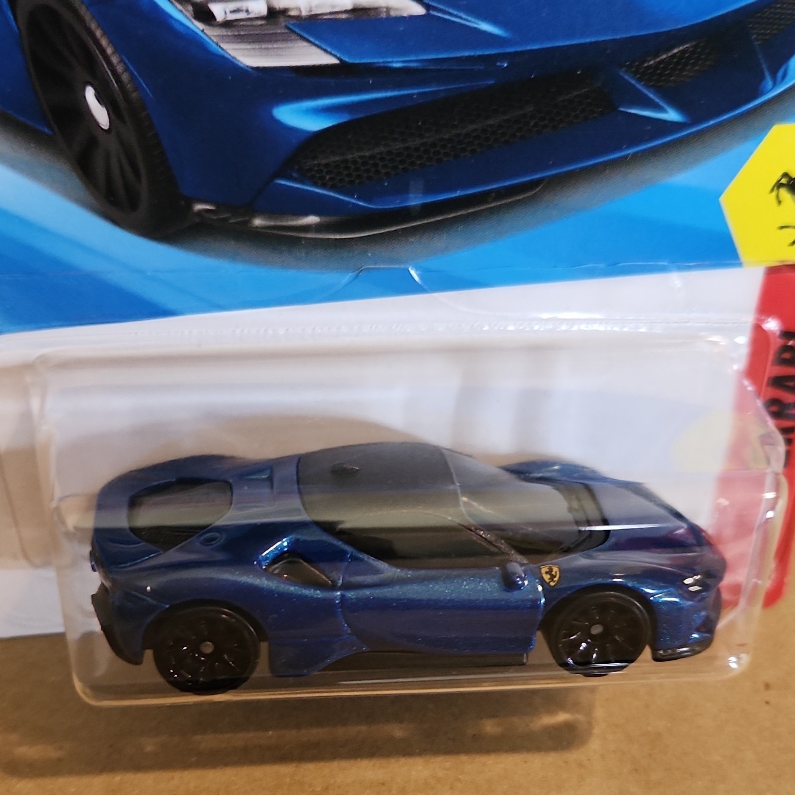 Hot Wheels Ferrari SF90 Stradale Ferrari Series 1:64 Diecast Blue/Black Unopened