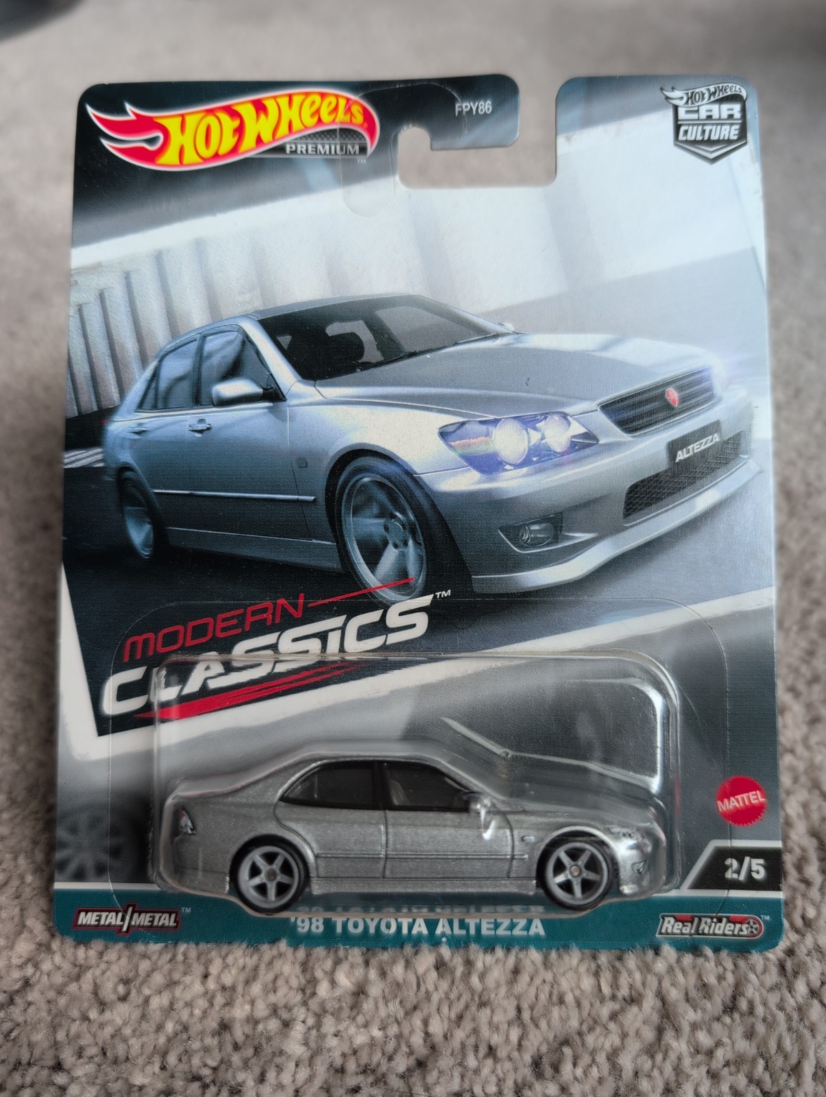 Hot Wheels 2023 Premium Car Culture Modern Classics ‘98 Toyota Altezza