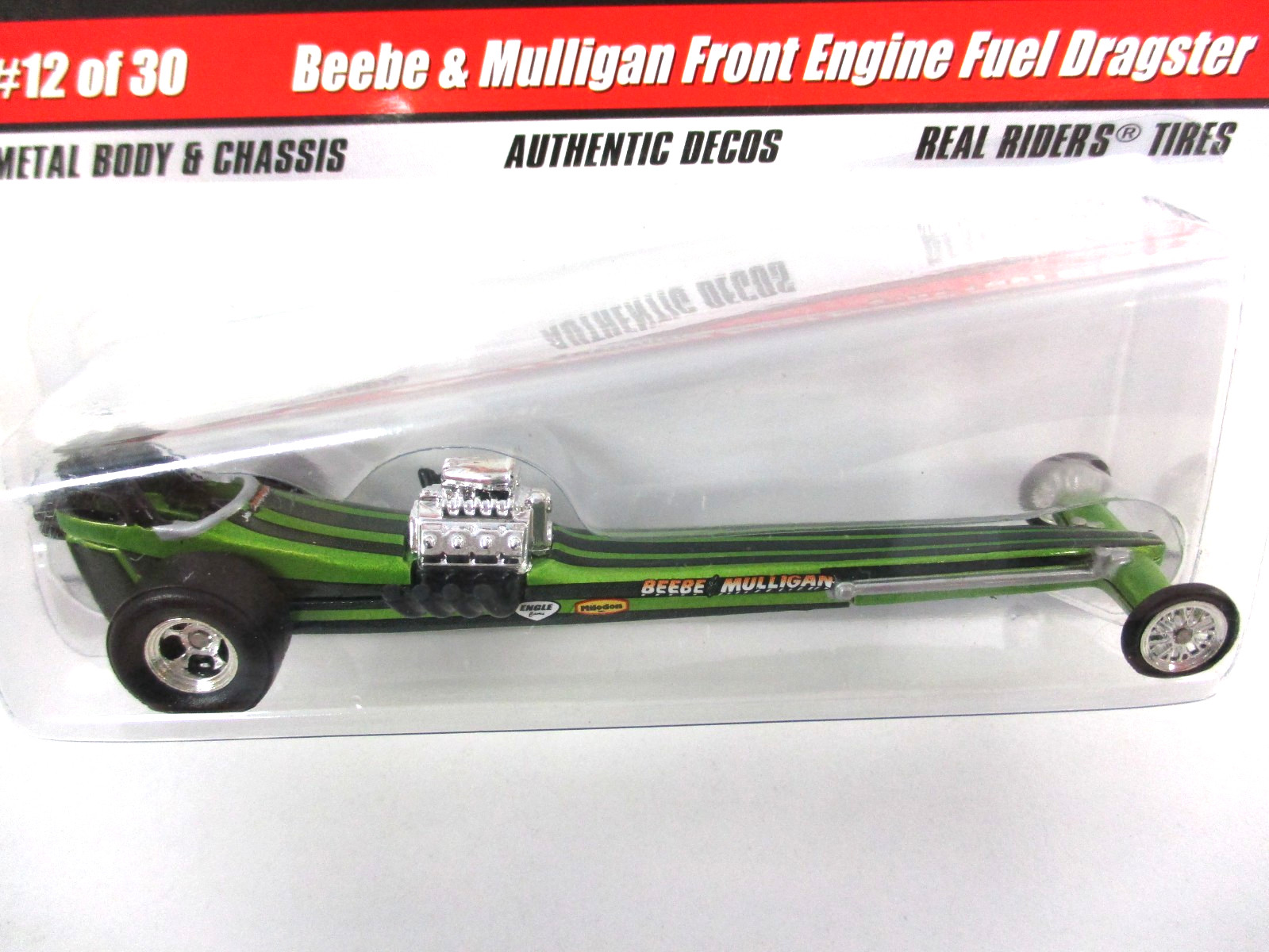 HOT WHEELS – DRAG STRIP DEMONS – BEEBE & MULLIGAN NHRA FRONT ENGINE DRAGSTER
