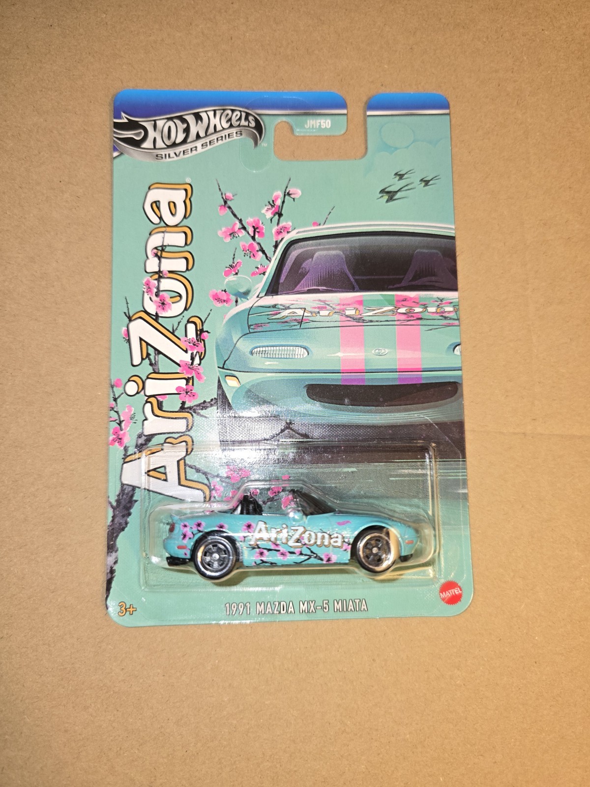 Hot Wheels Silver Series AriZona 1991 Mazda MX-5 Miata 1:64 Diecast Unopened