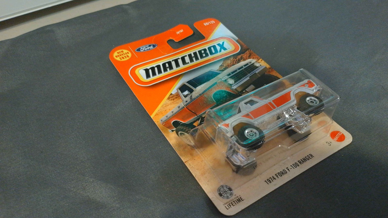 Matchbox 1974 Ford F-100 Ranger 69/125 2026 White & Red Read Info