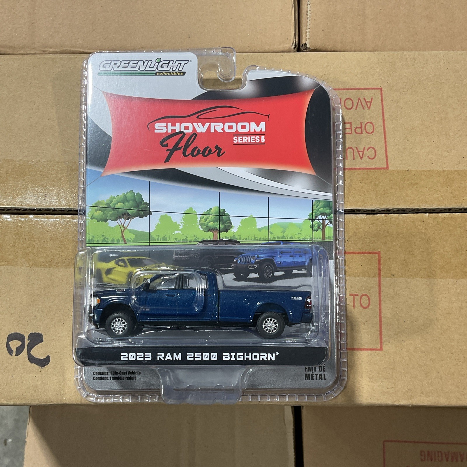 Greenlight Showroom Floor Series 5 1:64 Diecast Vehicles Cases