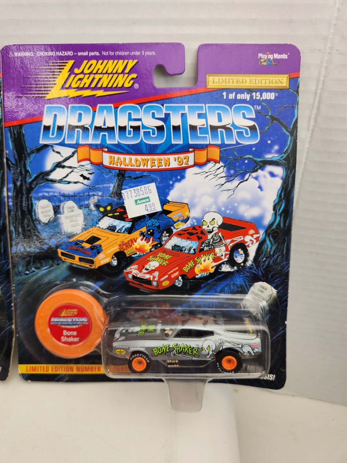Johnny Lightning Dragsters Halloween 97 Scream Team & Bone Shaker Lot Of 3 Cars