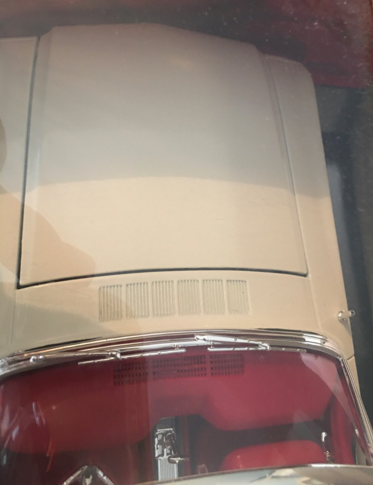 Ford Mustang 1964 1/2 White Convertible Vintage Mira Golden Line
