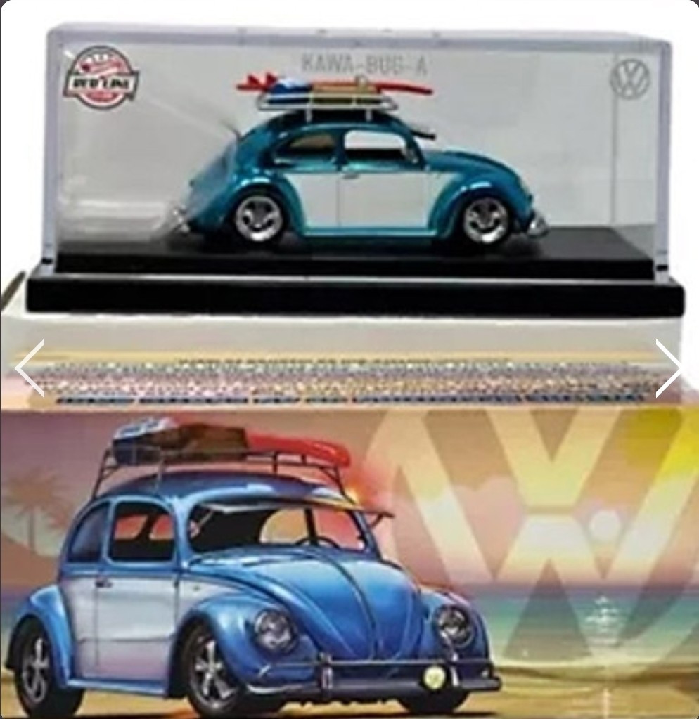2022 Hot Wheels Kawa-Bug-A ’49 VW Beetle Spectraflame Aqua Diecast SEALED HGK76