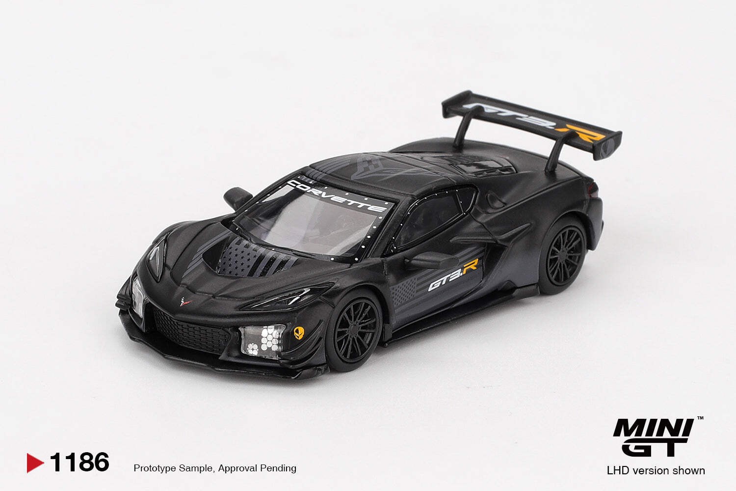 Mini GT 1186 Chevrolet Corvette Z06 GT3.R Road America Test Car