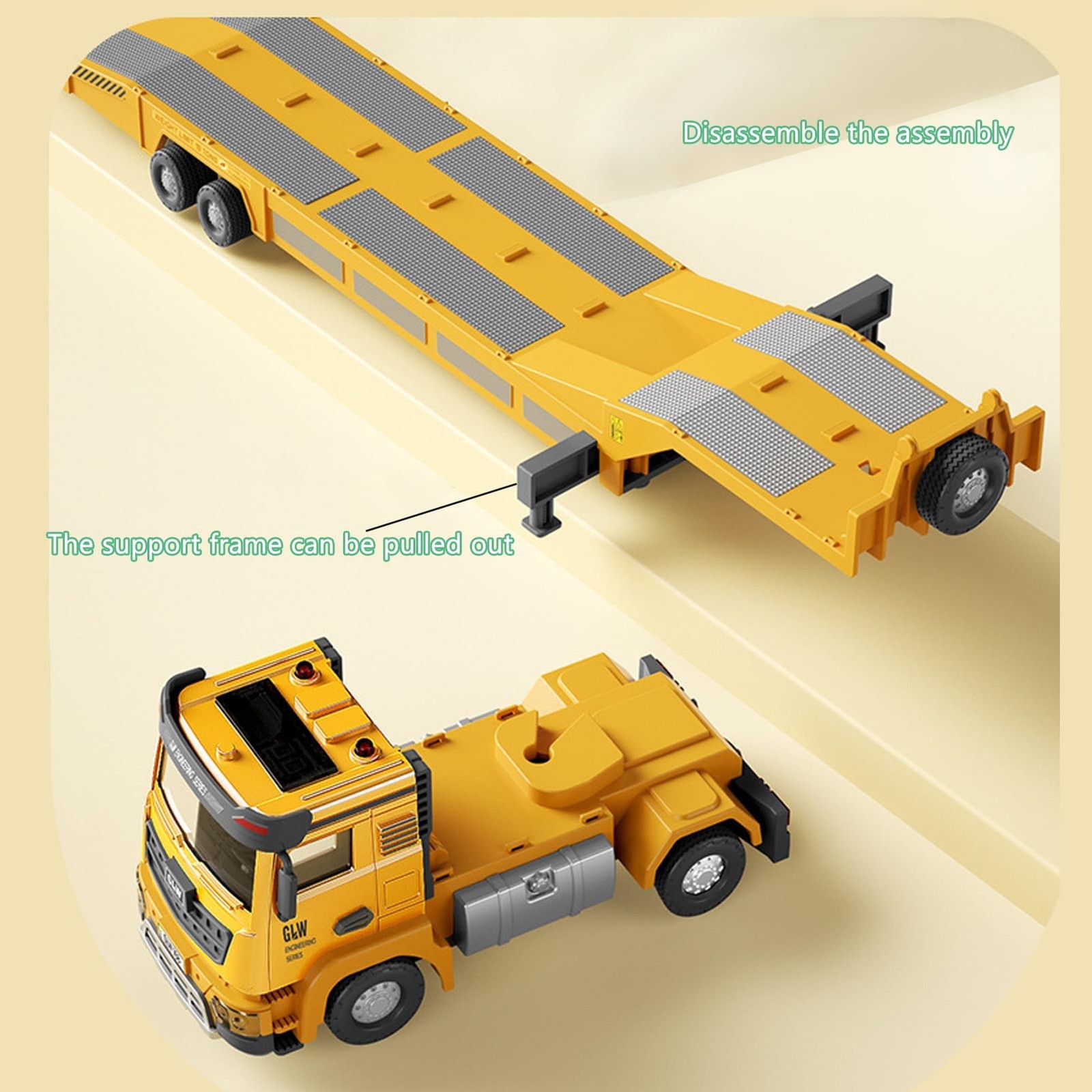 Construction Toys Set for 3 4 5 6 7 Years Old Boys, Die-cast Engineering Cons…