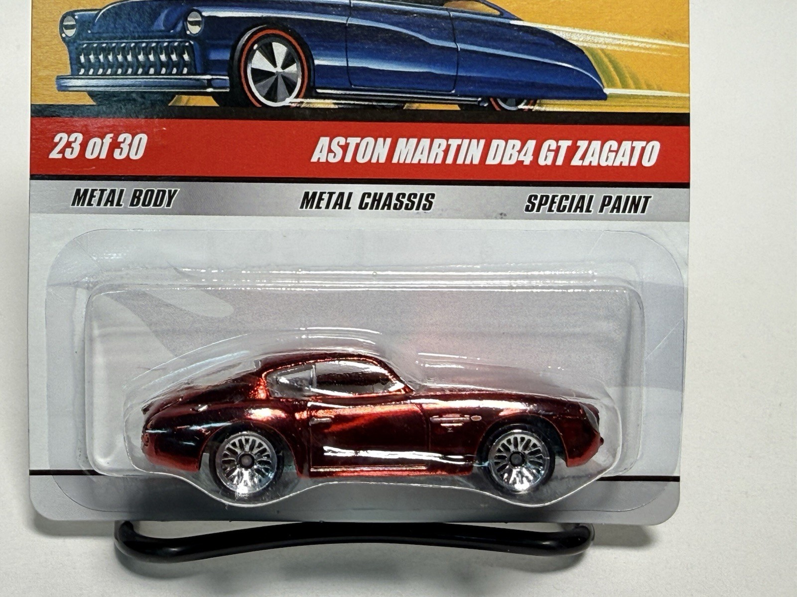 Hot Wheels Classics Series 5 – Aston Martin DB4 GT Zagato, Red w/Lace Wheels