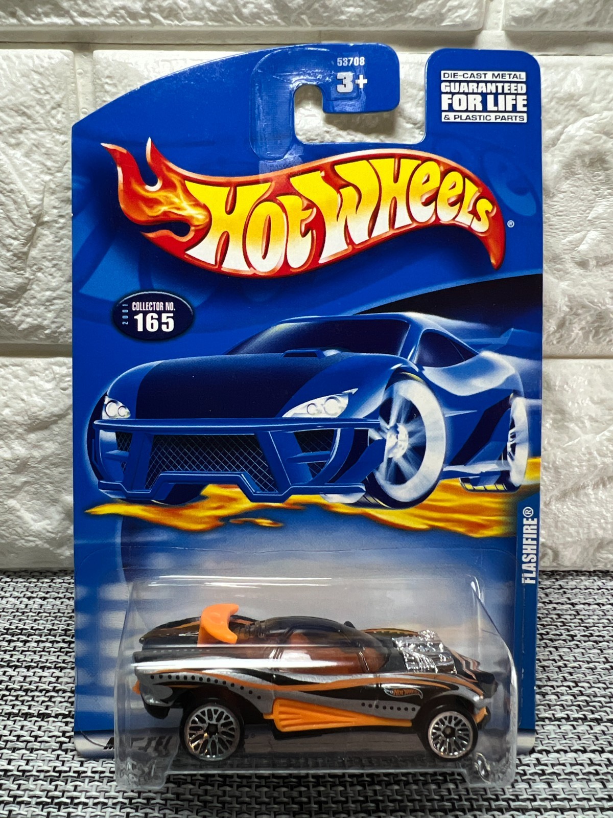 Hot Wheels Flashfire 2001 Collector No. 165 Silver/Black