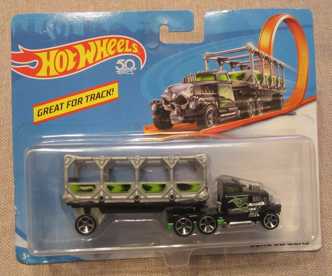 HOT WHEELS 50TH 2018 Track Stars Haulers BONE BLAZERS BLACK
