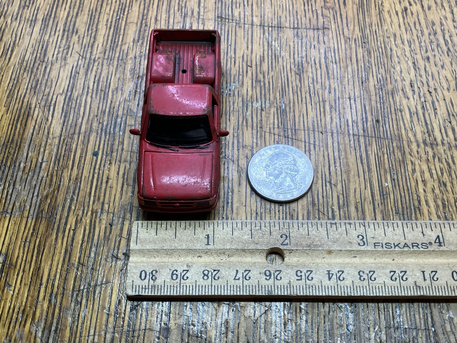 1995 Ford Ranger Pickup Truck Weathered Rusty Barn Find 1/64 Diecast Custom M2