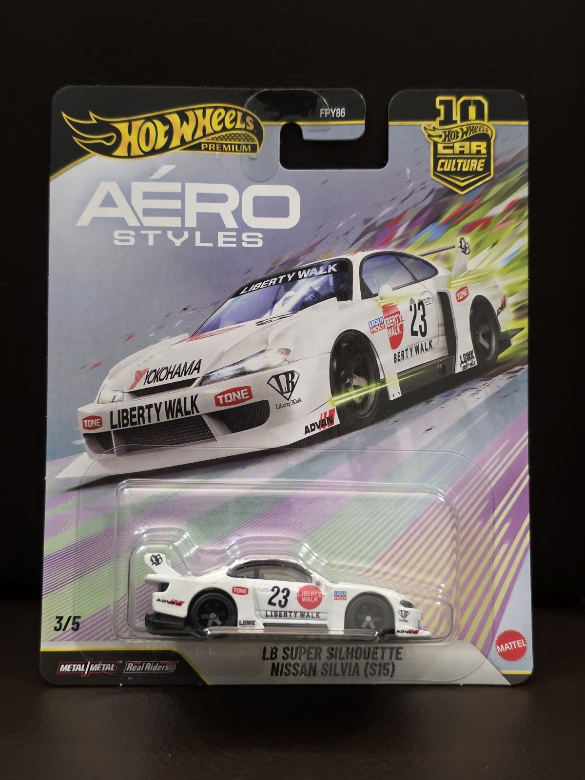 Hot Wheels Premium Car Culture Aero Styles LB Super Silhouette Nissan Silvia S15