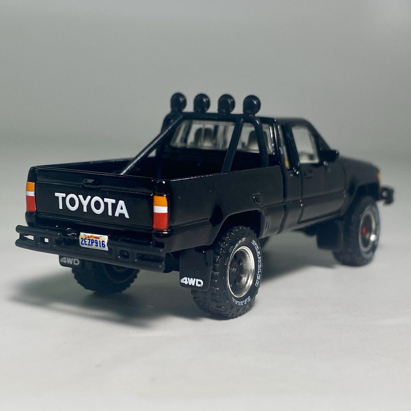 Johnny Lightning 1985 Toyota SR5 Pickup Back To The Future 1:64 Diecast Black