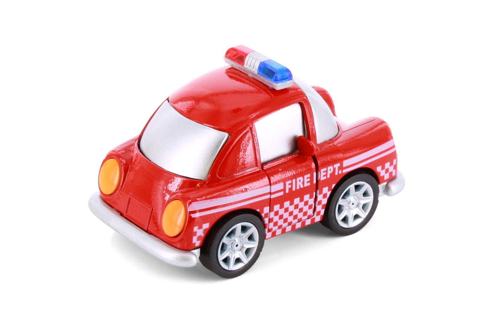 Cutie Cars w/Movable Eyes & Tongues – Fire Dept., Red – Showcasts 403/4D – 4″