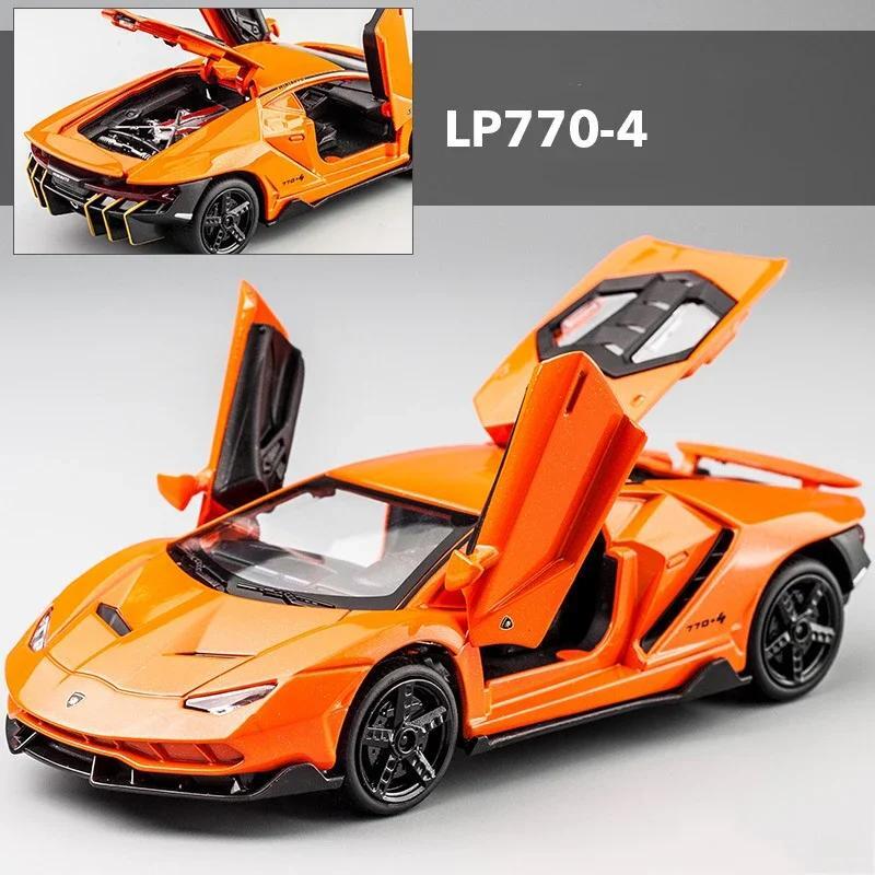 1:32 Lamborghini LP770 Diecast Toy Car – Alloy Model with Sound & Light Effect