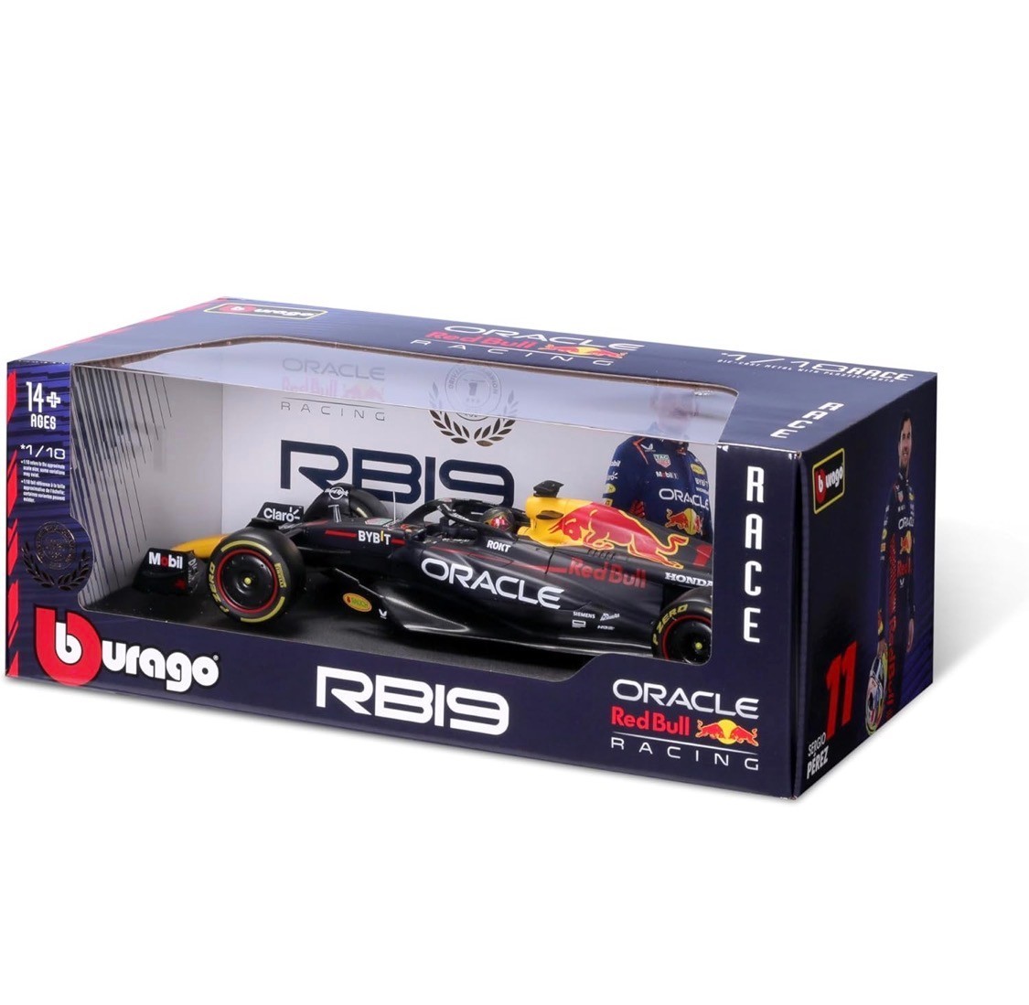 Bburago 1:18 Formula F1 Racing Die-Cast Car, Ferrari, Red Bull, Mercedes