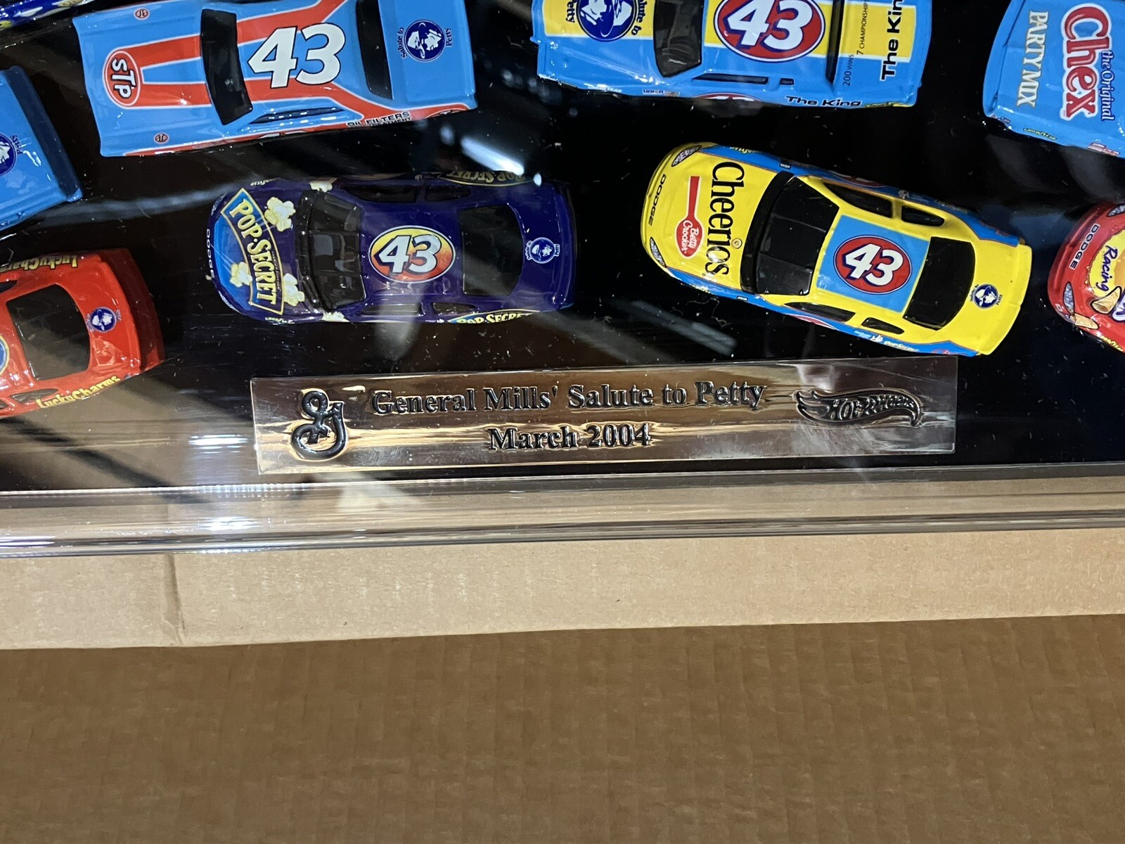Richard Petty Hot Wheels Salute to Petty 18 Car Set March 2004