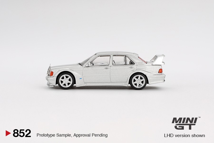 Mini GT 1:64 Mercedes-Benz 190E 2.5-16 Evolution II – Astral Silver #852