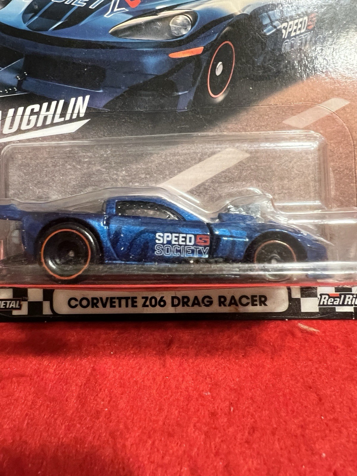 Hot Wheels Boulevard Laughlin Racing Corvette Z06 Drag Racer In Protector 🛞🛞🛞