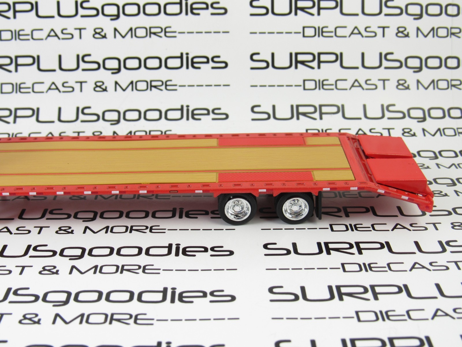 Greenlight 1:64 LAFD Fire Red 2018 FORD F-350 F350 Dually w/Gooseneck Trailer
