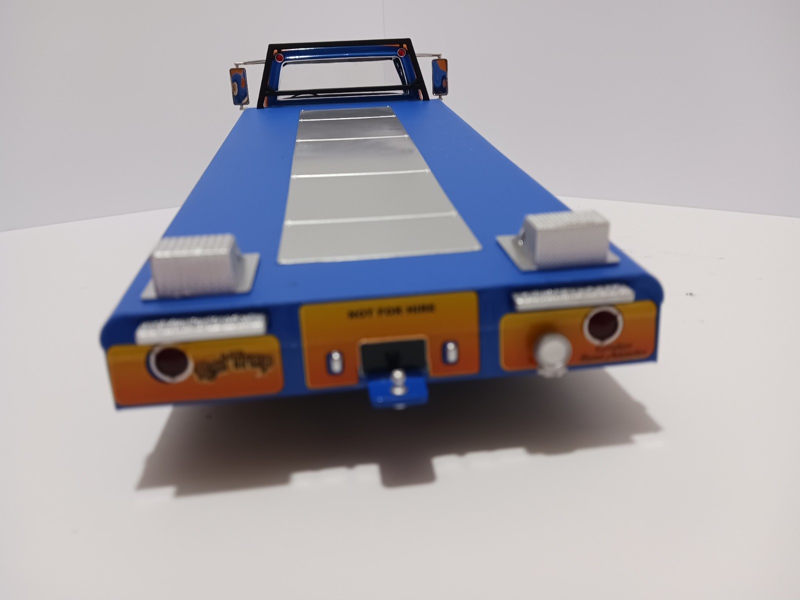 1:18 “RAT TRAP” 1970 DODGE D-300, VINTAGE RAMP, TRUCK DRAG RACE HAULER by ACME