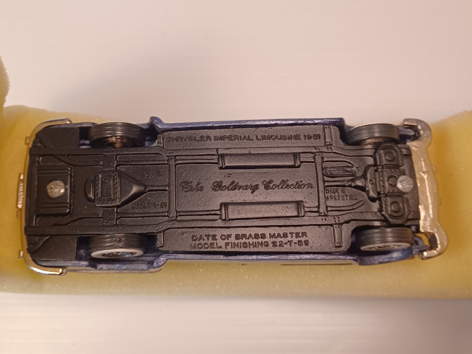 The Goldvarg Collection #3 Original White Metal Model 1951 Chrysler Imperial