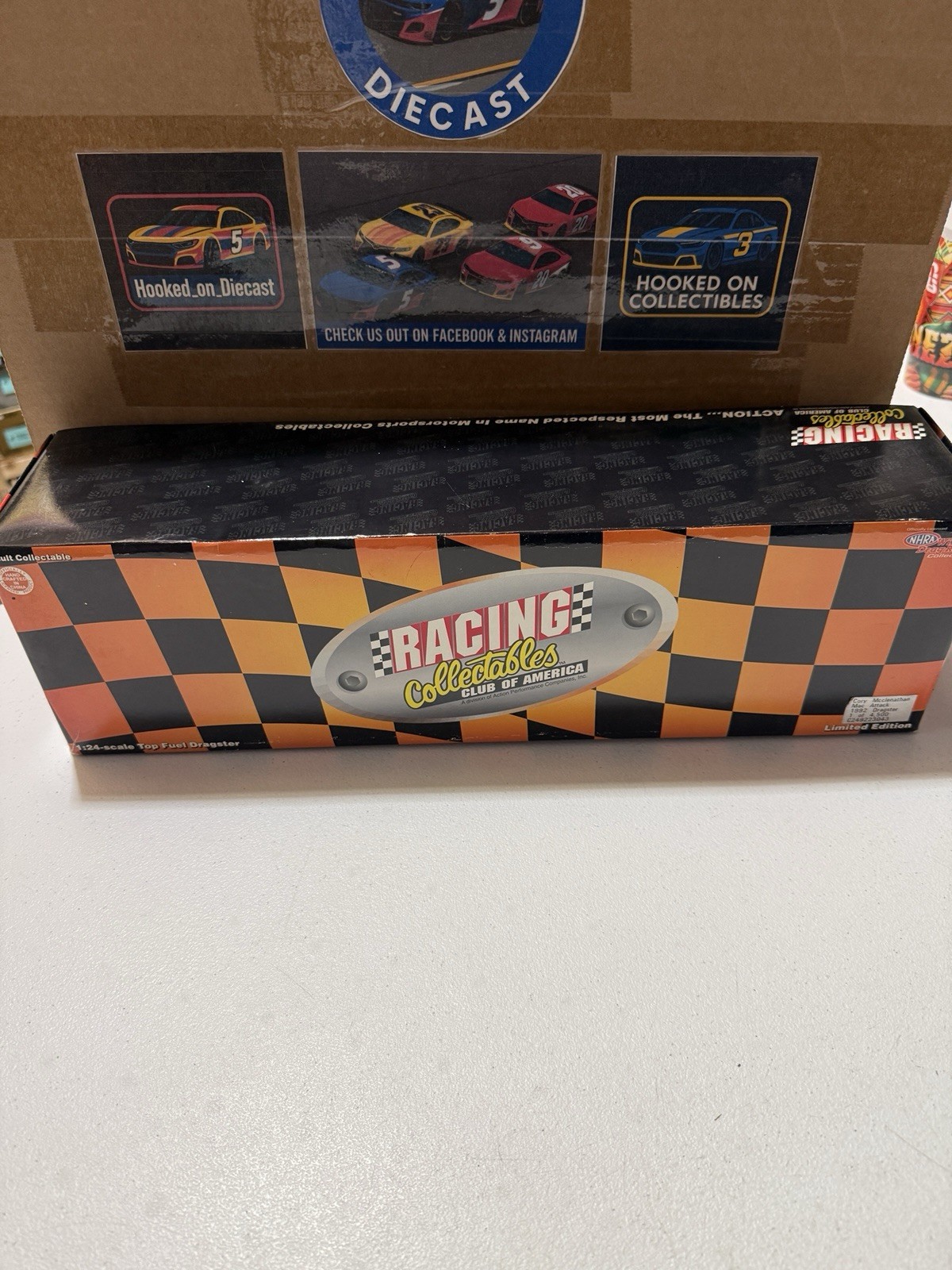 CORY MCCLENATHAN MAC ATTACK 1992 NHRA Top Fuel Dragster 1/24 Diecast