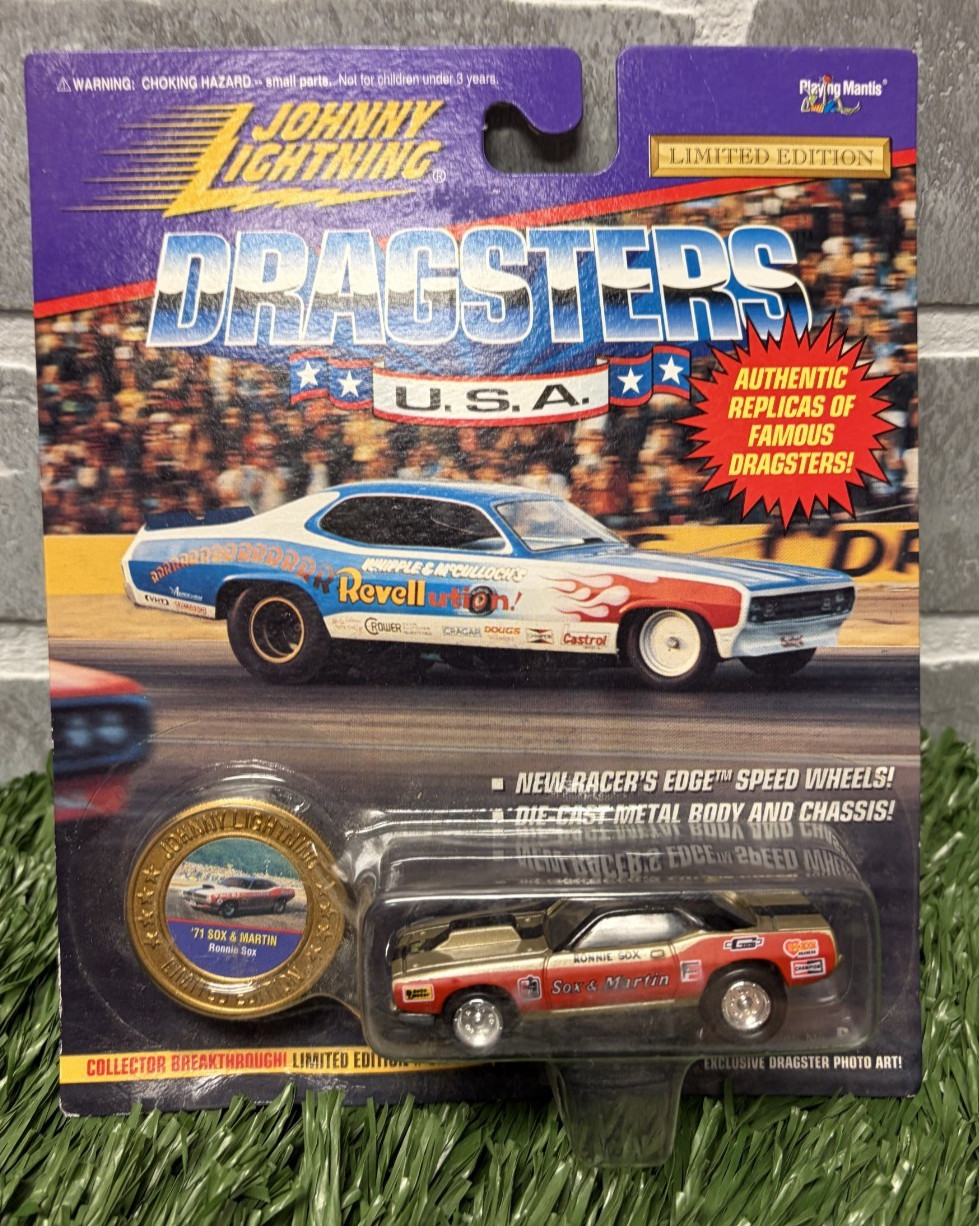Johnny Lightning Dragsters Ronnie Sox ’71 Sox and Martin Diecast Limited Edition