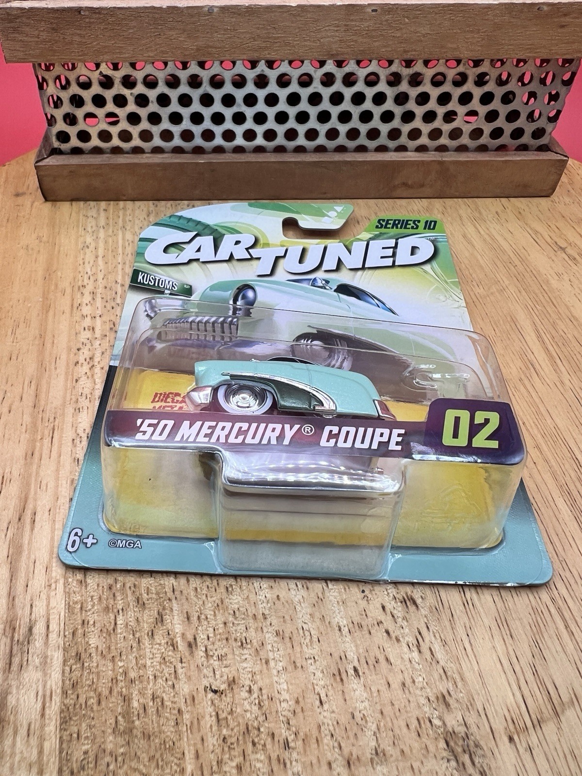 CarTuned Series 10 ’50 Mercury Coupe Diecast Metal Car Light Green Kustoms 🛞🛞