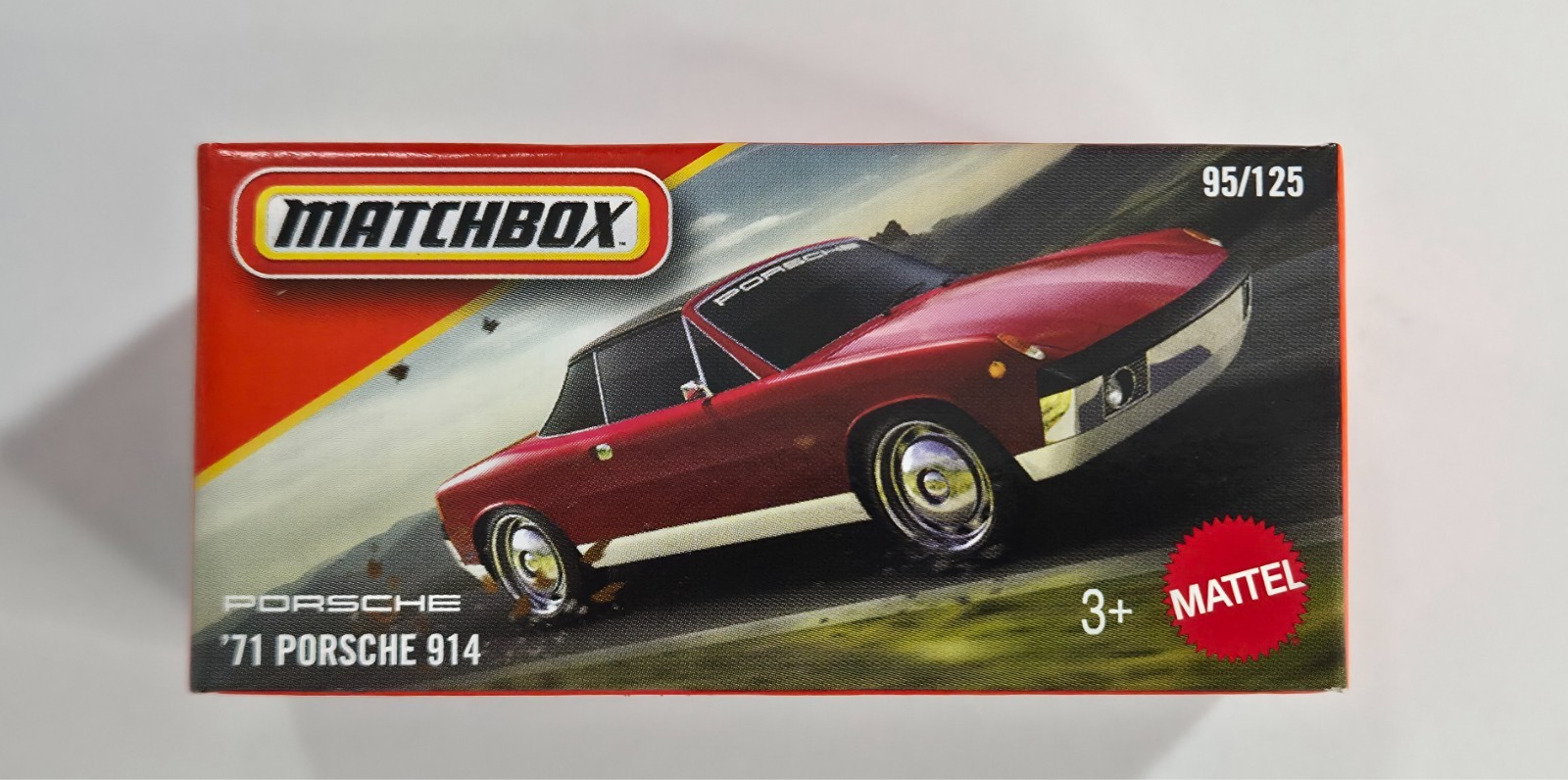 ’71 Porsche 914 95/125 Matchbox 2026 POWER GRABS JHR24 MBX Road Trip red