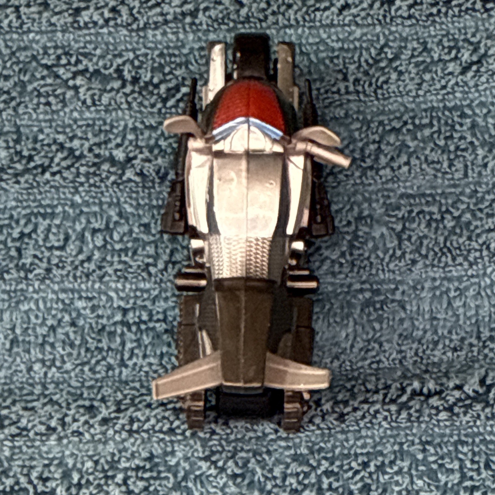Hasbro Marvel Diecast Toy Motorcycle Vehicle Silver/Black/Red 2015