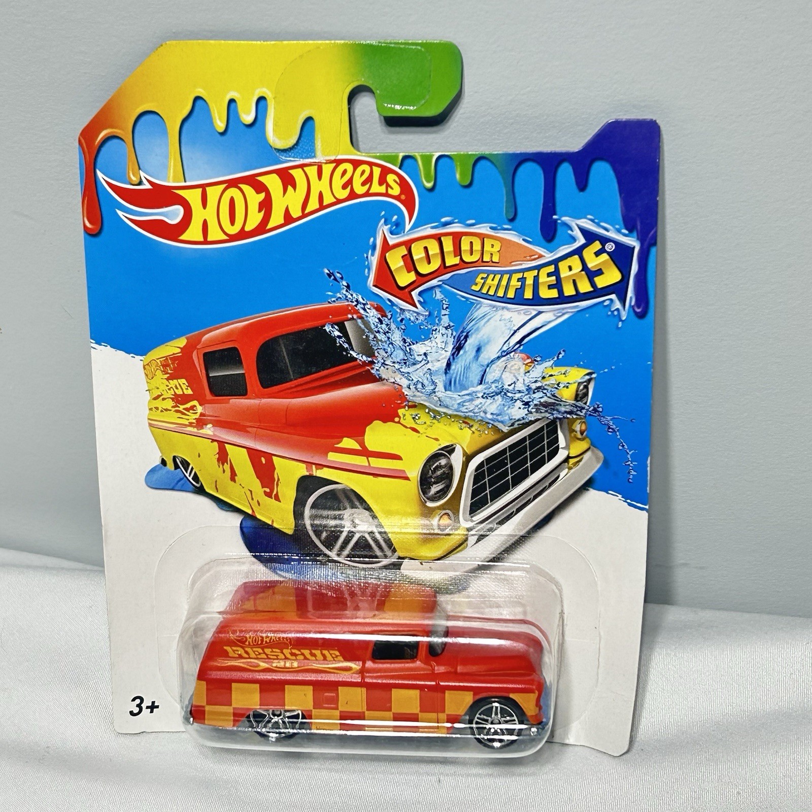 2013 Hot Wheels Color Shifters 1955 Chevy Panel Truck red/yellow PR5’s