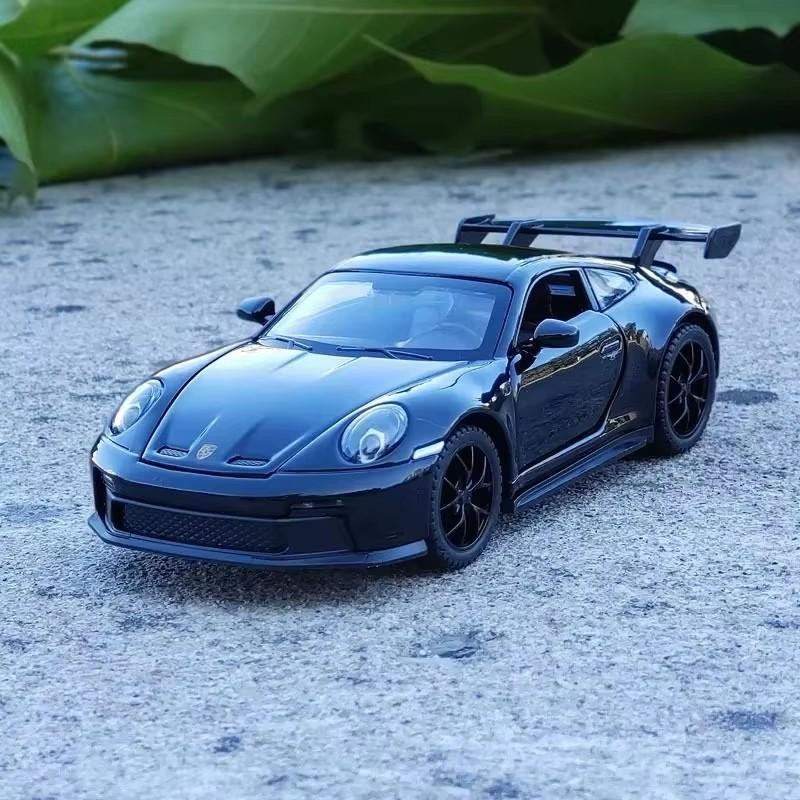 1:32 PORSCHE 911 GT3 RS Car Alloy Model Diecast with Sound Light Kids Gift NEW