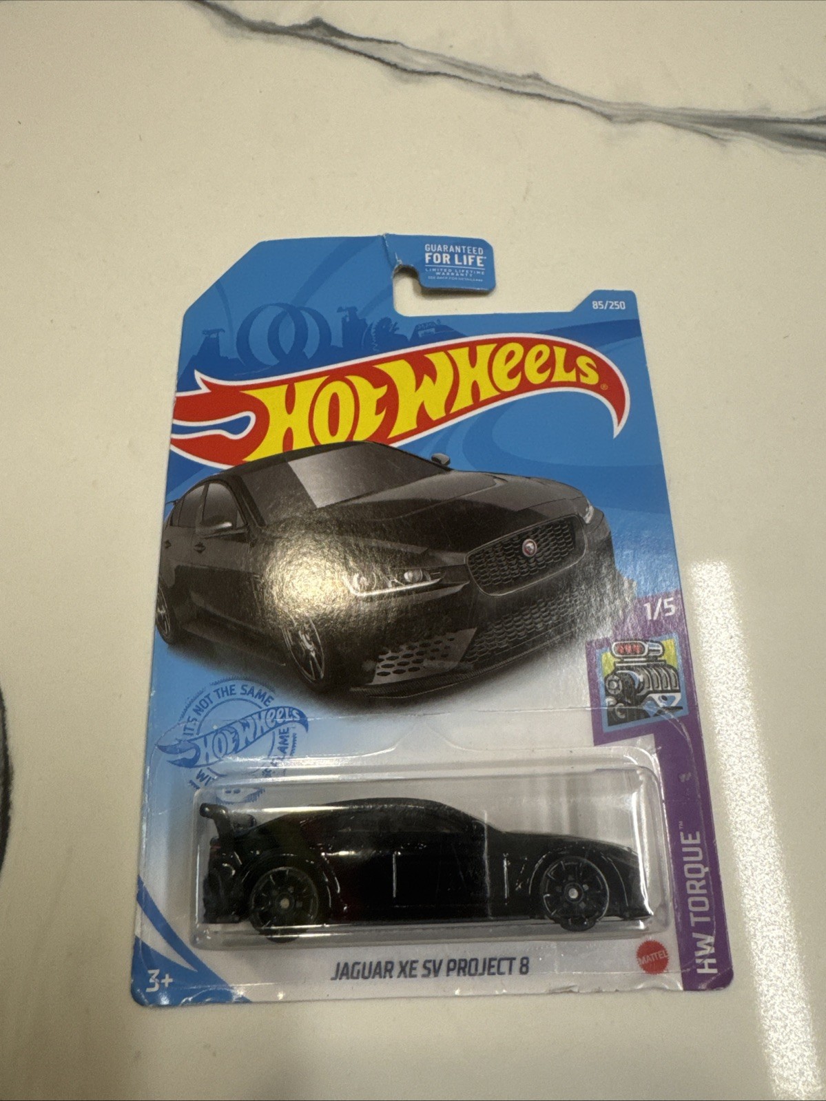 Hot Wheels Black Jaguar XE SV Project 8 #85 HW Torque 1/5 GTB90-M9C0K