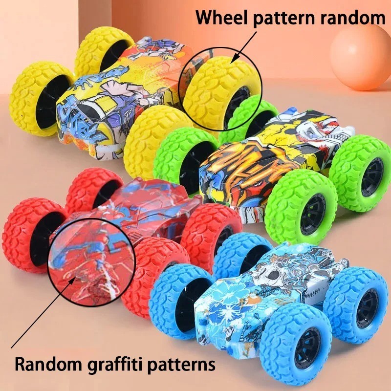 Double Sided Toy Car Inertia Off Road Vehicle Anti Collision Kids Toy