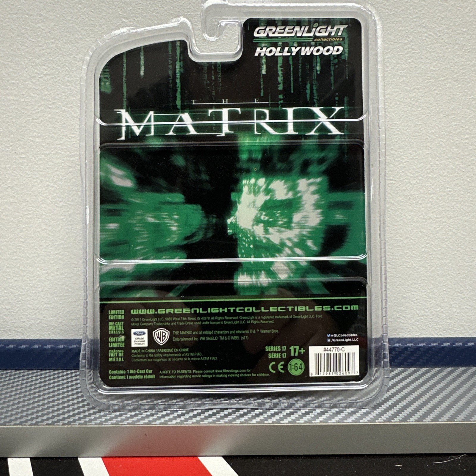 The Matrix 1965 Lincoln Continental Movie Car Greenlight 1/64 Neo Trinity FAST