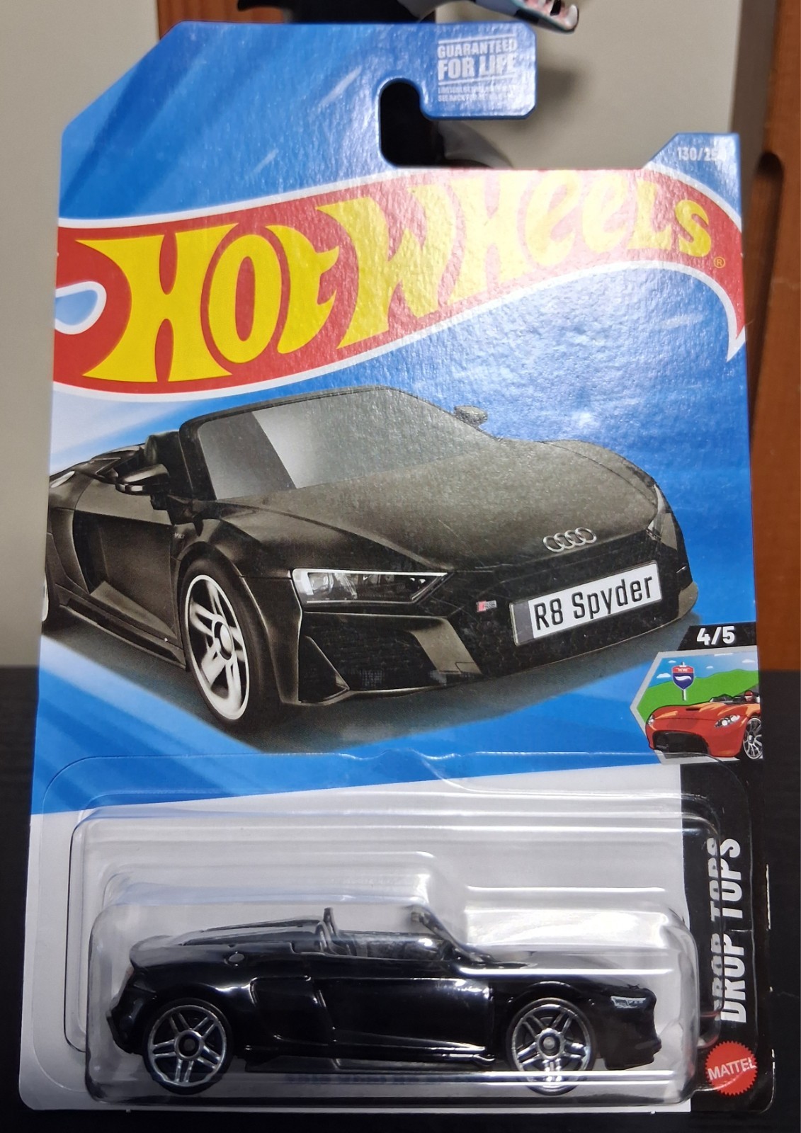 Hot Wheels 2026 Mainline Drop Tops 2019 Audi R8 Spyder Black