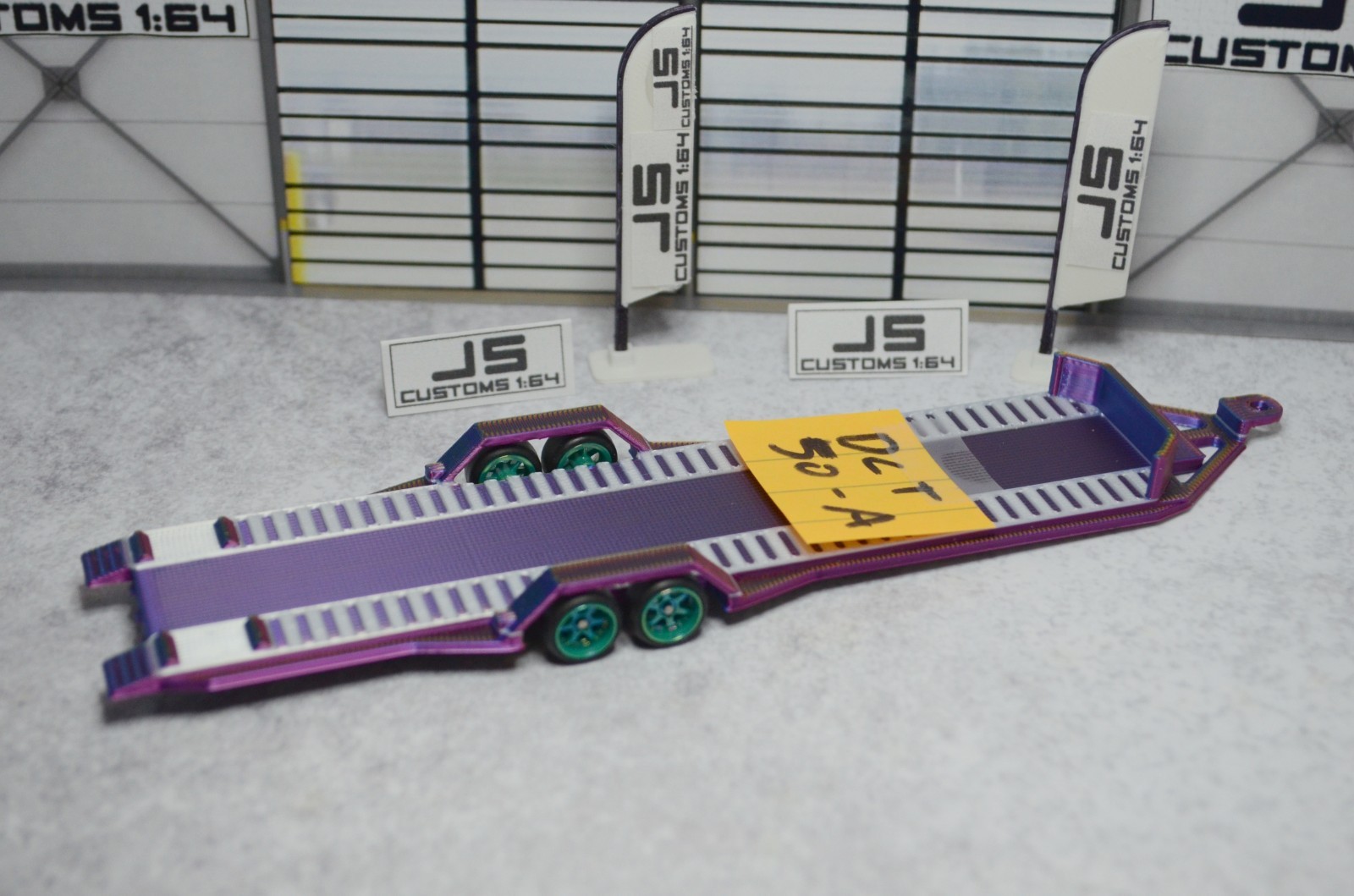 Double Car Trailers Custom Builds – Hot Wheels / Matchbox 1:64 Scale fit 2 cars