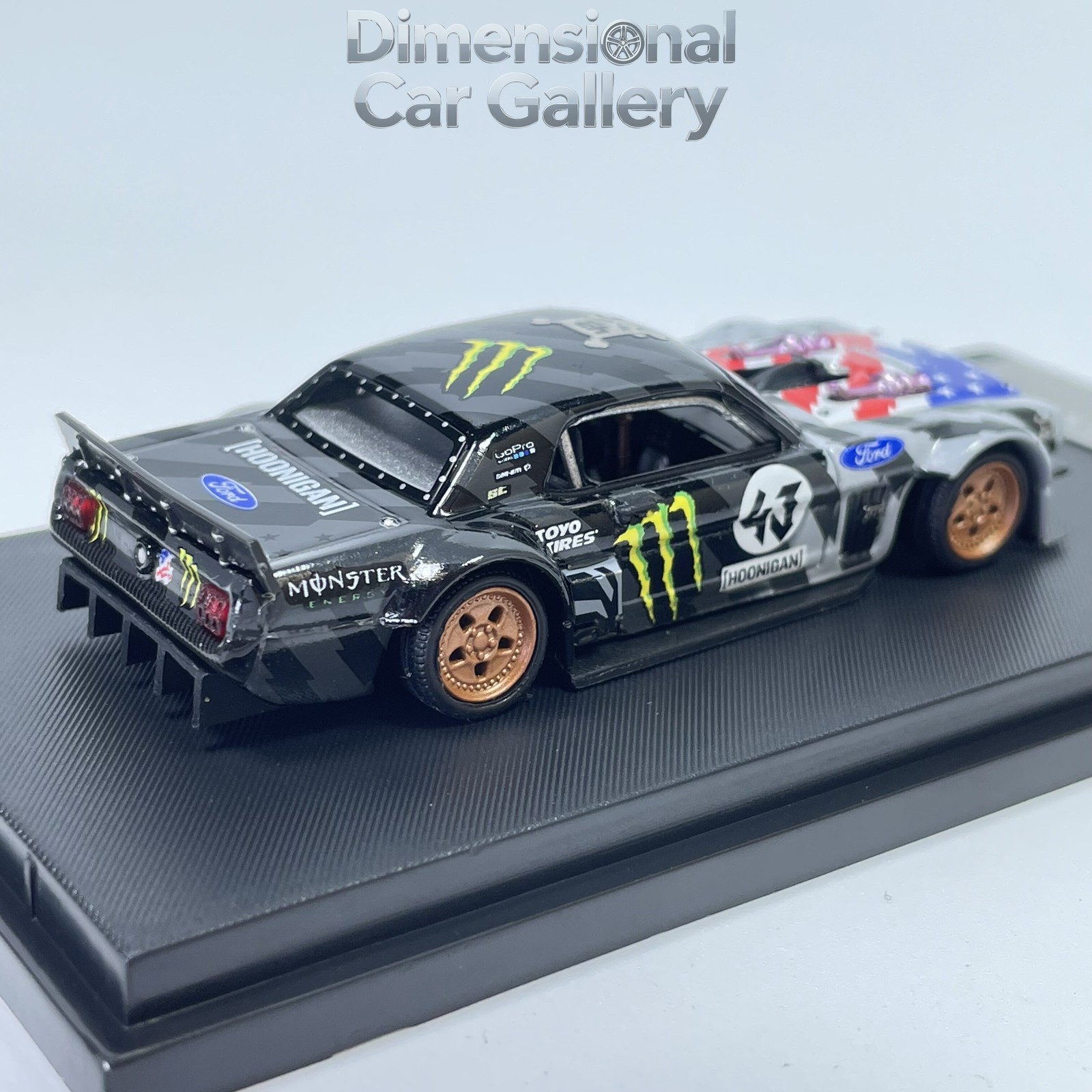SW Ken Block Ford Mustang Magic Claw painted 1:64 alloy car model