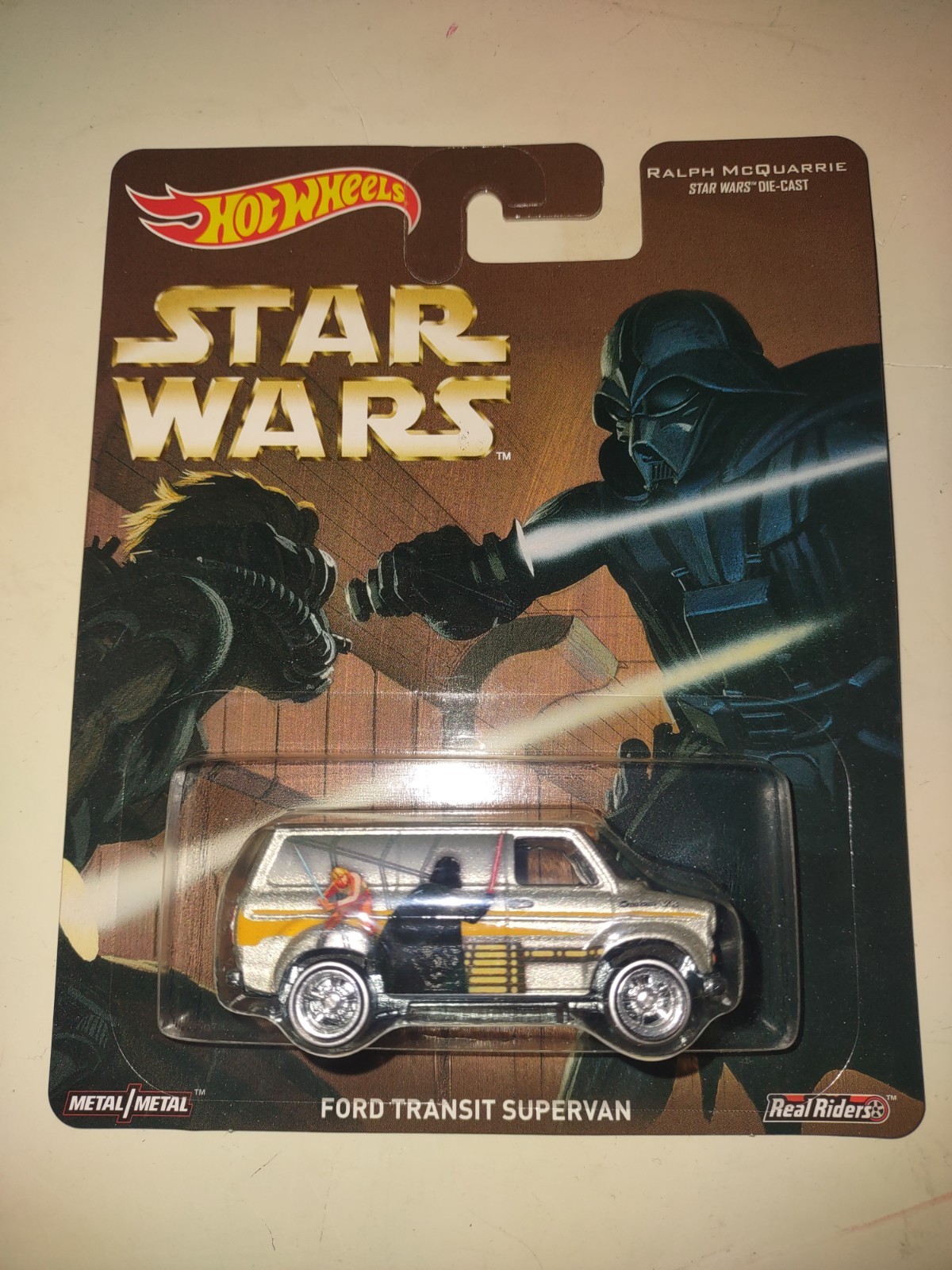 Hot Wheels FORD TRANSIT SUPERVAN silver- Star Wars – HW Pop Culture 1:64 DJH03