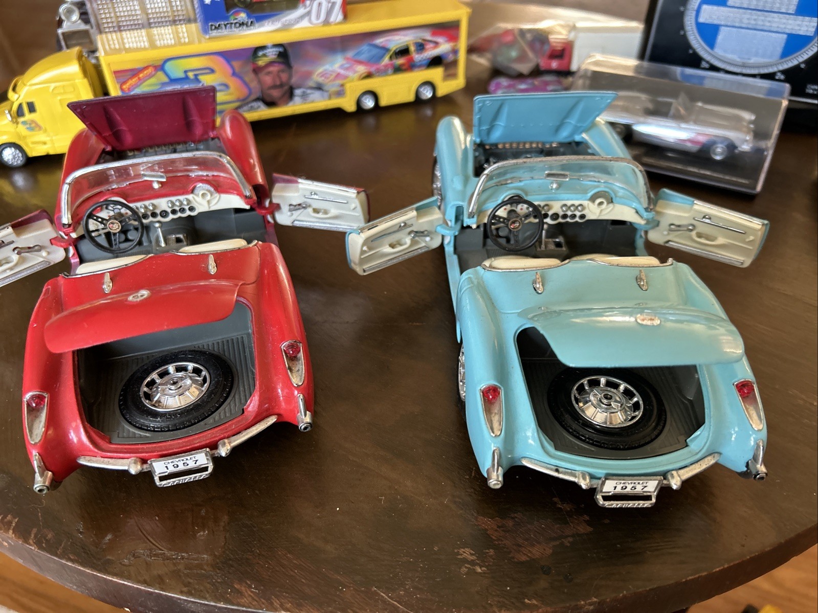 1957 Chevrolet Corvette die-cast model cars (3)