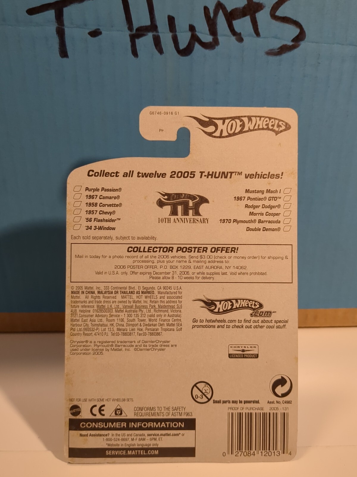 2005 Hot Wheels Treasure Hunt 1970 Plymouth Barracuda