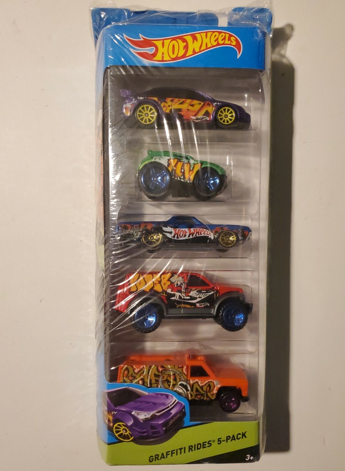 New Sealed Hot Wheels HW Workshop Graffiti Rides 5-Pack 2014 (USA SHIPS FREE)