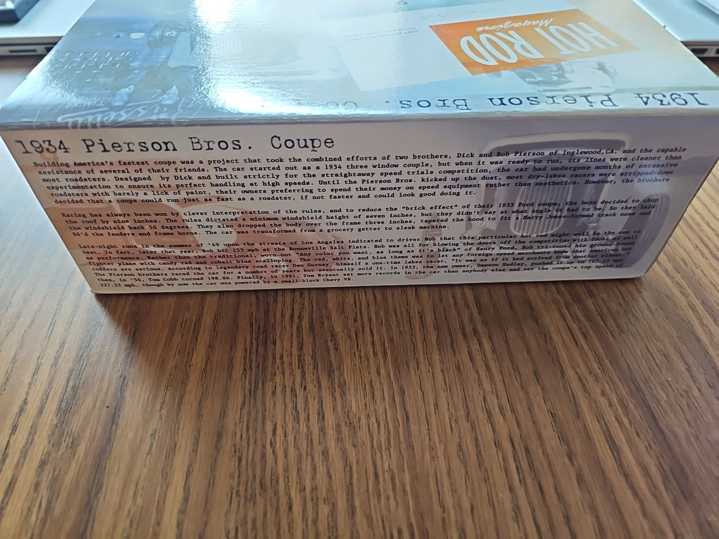1/18 GMP 1934 Bonneville Salt Flat Pierson Brothers Coupe 14101 RARE